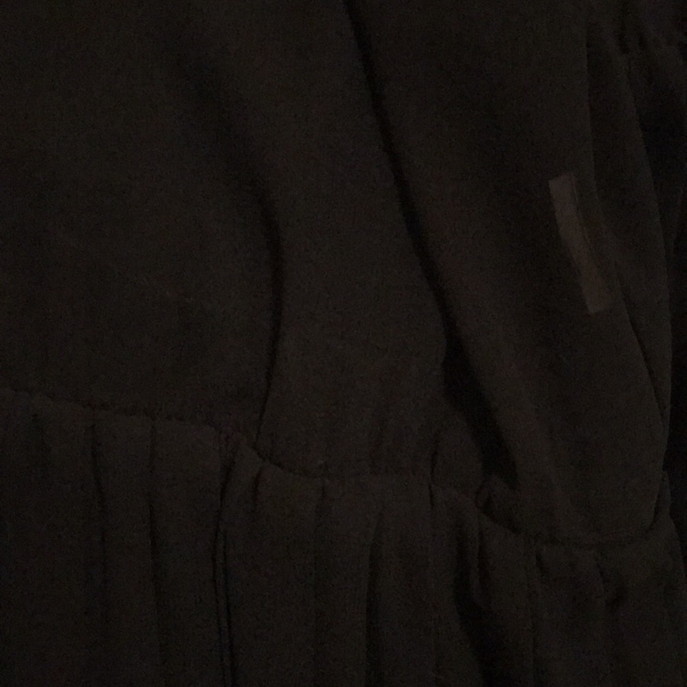 Sister Jane Black Mini Dress Sheer/Pleated with Lion Head Charms 🦁 Size S - Picture 9 of 9